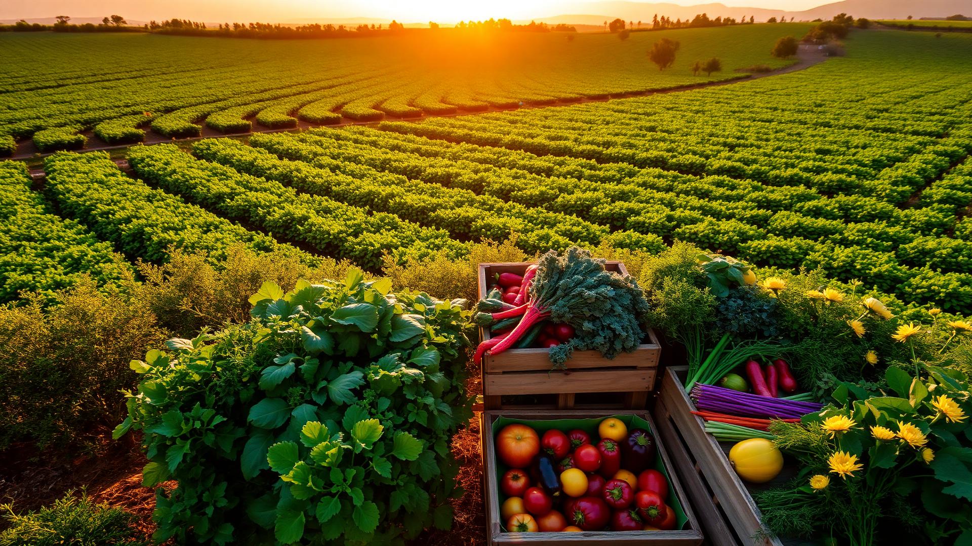 Sustainable organic farming