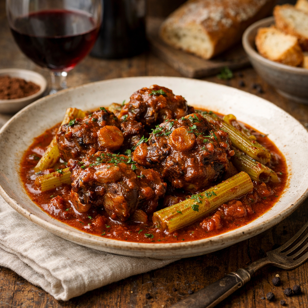 Coda alla Vaccinara – Roman Oxtail Stew